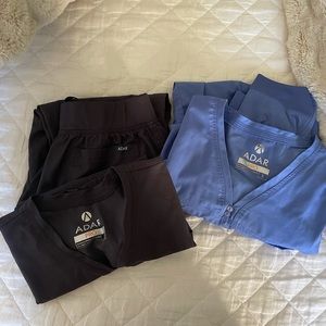 Lot of two pairs of Adar pro scrub sets
